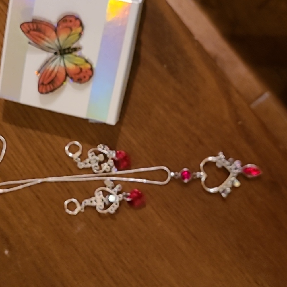 Handmade necklace and earring set